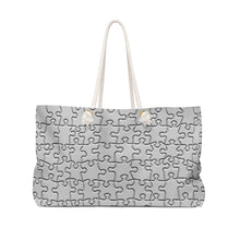 Load image into Gallery viewer, Gray Maze Weekender Bag