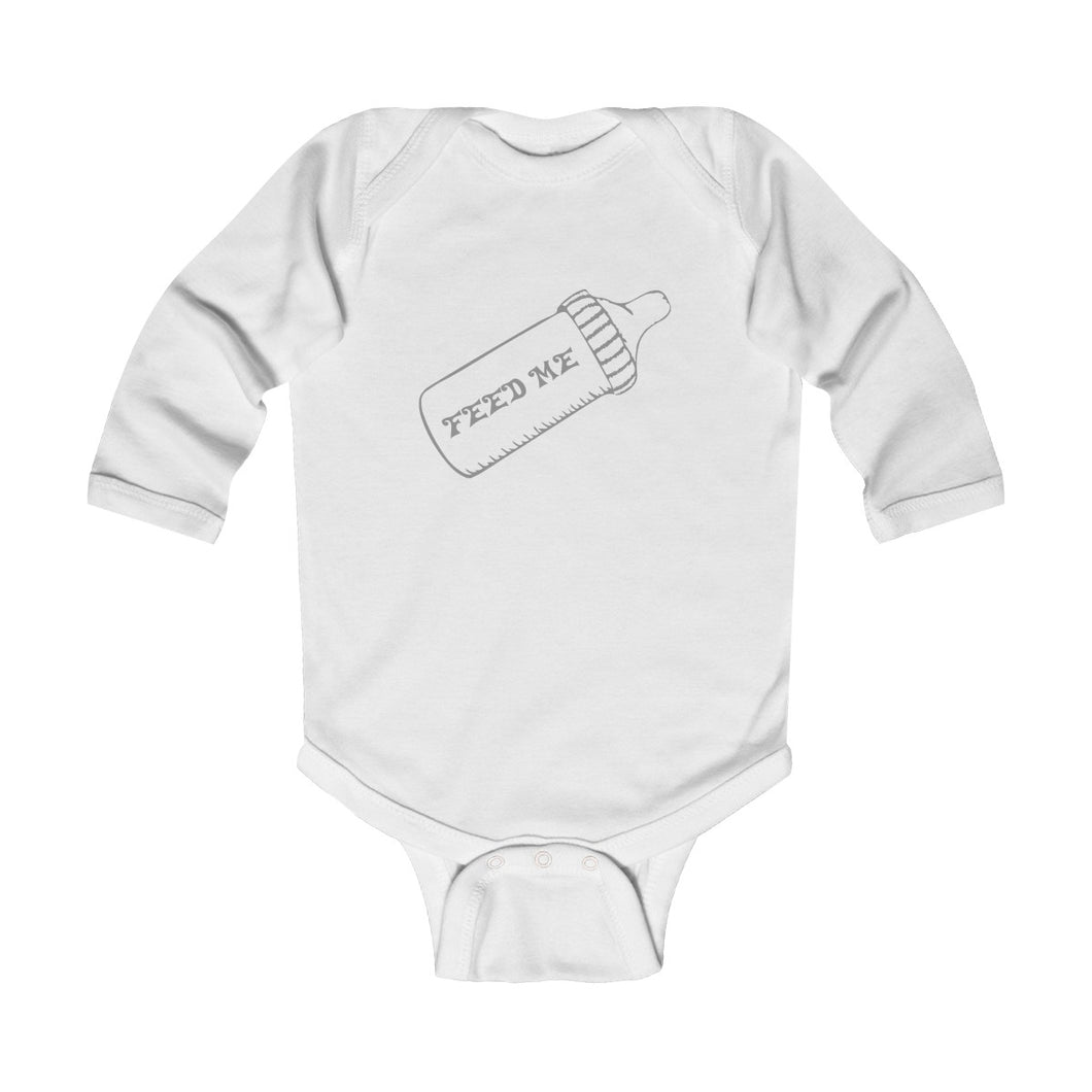 Feed Me Baby Long Sleeve Bodysuit