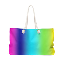 Load image into Gallery viewer, Rainbow Mixed Weekender Bag