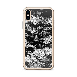 White Tree Leaves iPhone Case