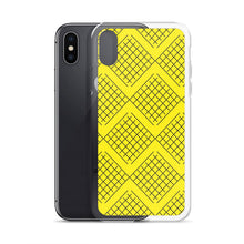 Load image into Gallery viewer, Imaginary Yellow Nets iPhone Case