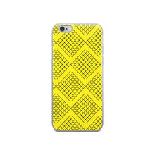 Load image into Gallery viewer, Imaginary Yellow Nets iPhone Case