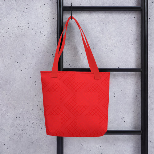 Imaginary Red Nets Tote bag