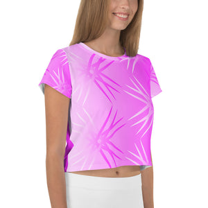 Dynamic Pink Retinal Crop Tee