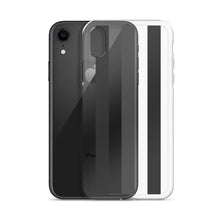 Load image into Gallery viewer, Black Strips iPhone Case