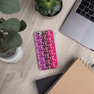 Dynamic pink iPhone Case