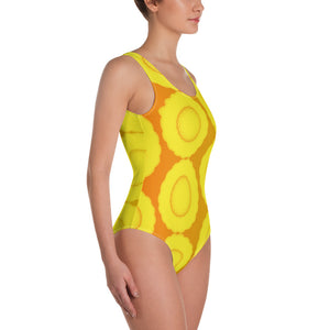 Sun Flowers Girl Swimsuit