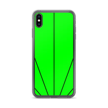 Load image into Gallery viewer, Green Shine In Black iPhone Case