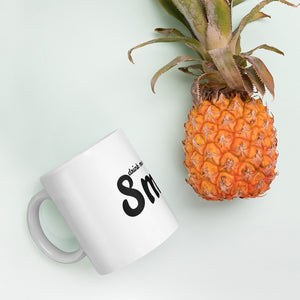 Drink me and Smile White Glossy Mug