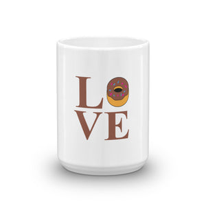 Love Donates White Glossy Mug