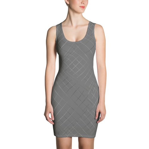 Imaginary Dynamic Gray Nets Dress