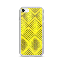 Load image into Gallery viewer, Imaginary Yellow Nets iPhone Case