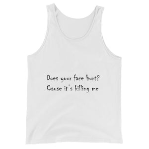 Your Face Hurt Unisex  Tank Top