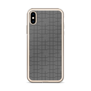 Gray Wall Solid iPhone Case