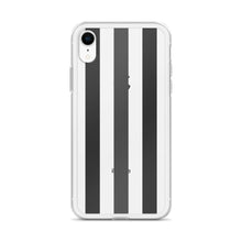 Load image into Gallery viewer, Black Strips iPhone Case