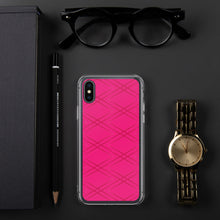 Load image into Gallery viewer, Imajinary Pink Quadrant iPhone Case