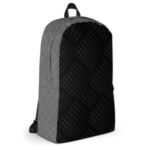 Black Silver Nets Backpack