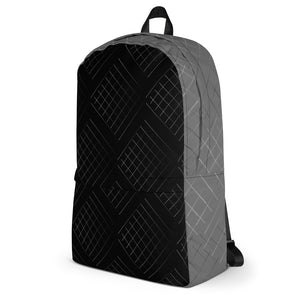 Black Silver Nets Backpack