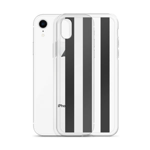 Black Strips iPhone Case