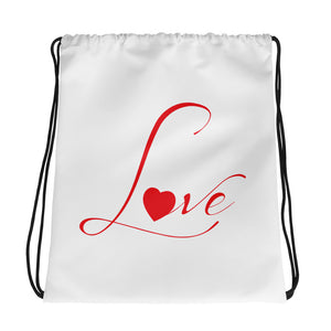 Love Drawstring bag