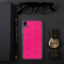 Load image into Gallery viewer, Imajinary Pink Quadrant iPhone Case