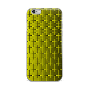 Black In Yellow Complex iPhone Case