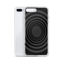 Load image into Gallery viewer, Gray Black Whirlpool iPhone Case