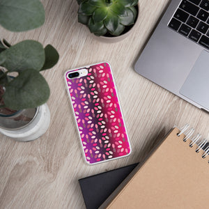 Dynamic pink iPhone Case