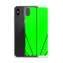 Load image into Gallery viewer, Green Shine In Black iPhone Case