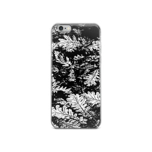 White Tree Leaves iPhone Case