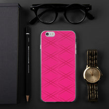 Load image into Gallery viewer, Imajinary Pink Quadrant iPhone Case