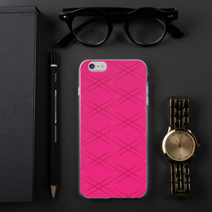 Imajinary Pink Quadrant iPhone Case