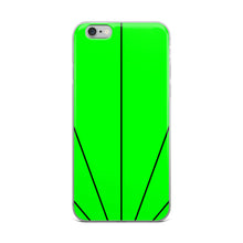 Load image into Gallery viewer, Green Shine In Black iPhone Case