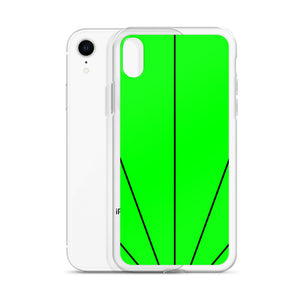 Green Shine In Black iPhone Case