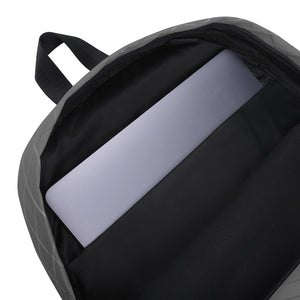 Black Silver Nets Backpack