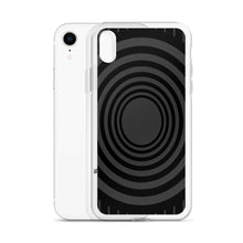 Load image into Gallery viewer, Gray Black Whirlpool iPhone Case