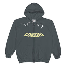 Load image into Gallery viewer, Coming Unisex  Zip Hoodie