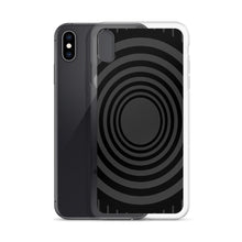 Load image into Gallery viewer, Gray Black Whirlpool iPhone Case