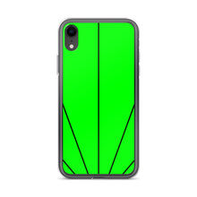 Load image into Gallery viewer, Green Shine In Black iPhone Case