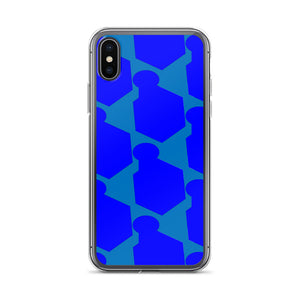 Shine Blue Dynamics iPhone Case