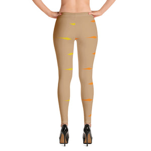 Brown Shine Girl Leggings