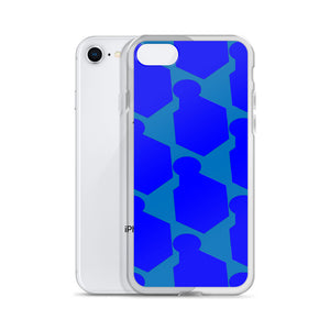 Shine Blue Dynamics iPhone Case