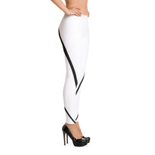 Load image into Gallery viewer, Black In White Slides Leggings