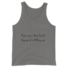 Load image into Gallery viewer, Your Face Hurt Unisex  Tank Top