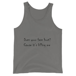 Your Face Hurt Unisex  Tank Top