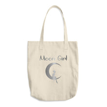 Load image into Gallery viewer, Moon Girl Bag Woven Cotton Tote