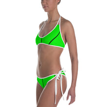 Load image into Gallery viewer, Green Black Complex Bikini