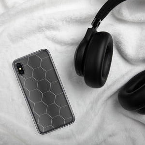 Black octagon iPhone Case