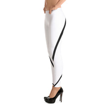 Load image into Gallery viewer, Black In White Slides Leggings