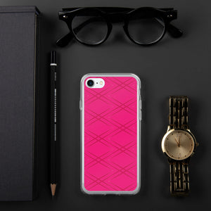 Imajinary Pink Quadrant iPhone Case